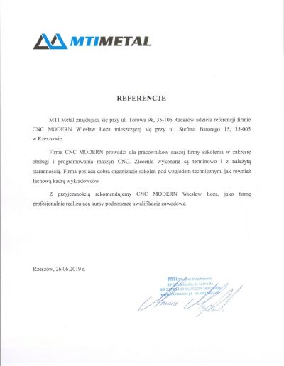 MTI METAL
