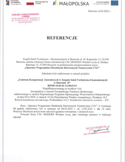 Referencje Skawina 2022